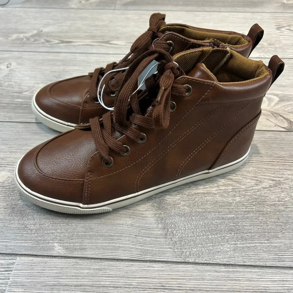 Cat & Jack Boys' Florian High-Top Sneakers - Size 5 - NWT